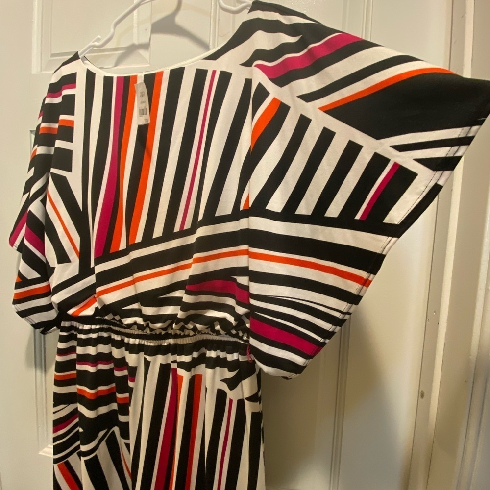 Striped Multicolor Dress - Picture 2 of 3
